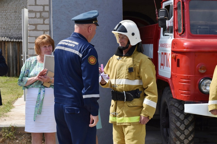 Добровольная пожарная команда начала работу в деревне Никифоровской в Верхнем Спасе.
